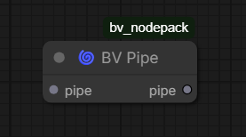 BV Pipe Connected
