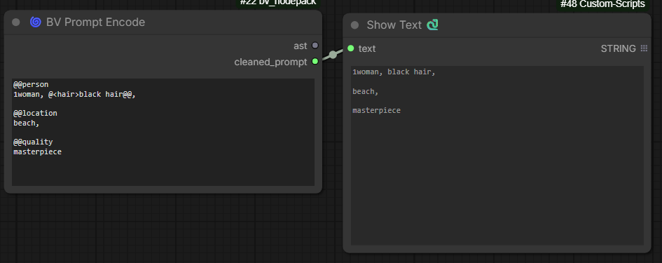 BV Prompt Encode