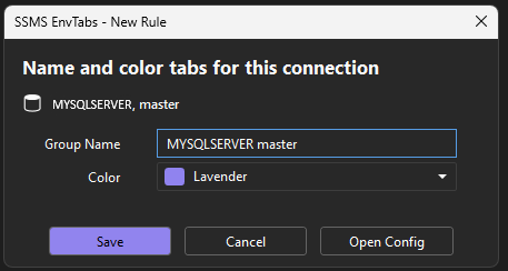 Configuration Prompt
