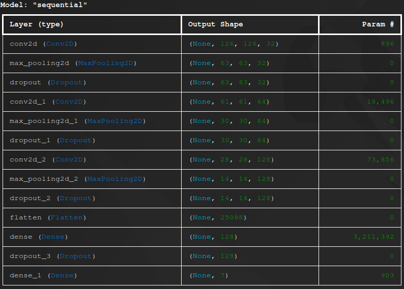 Model Summary