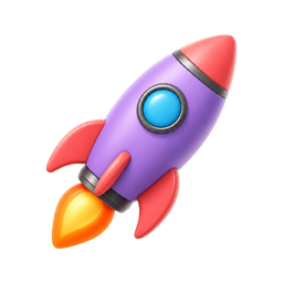 Soft 3D launch rocket