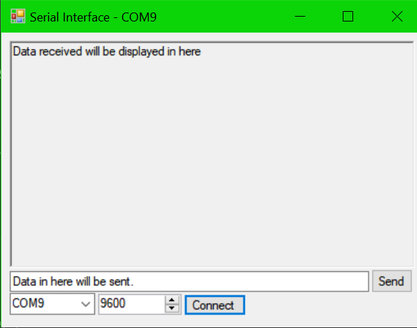 GitHub - Kaizen86/SerialInterface: Allows communication with serial devices