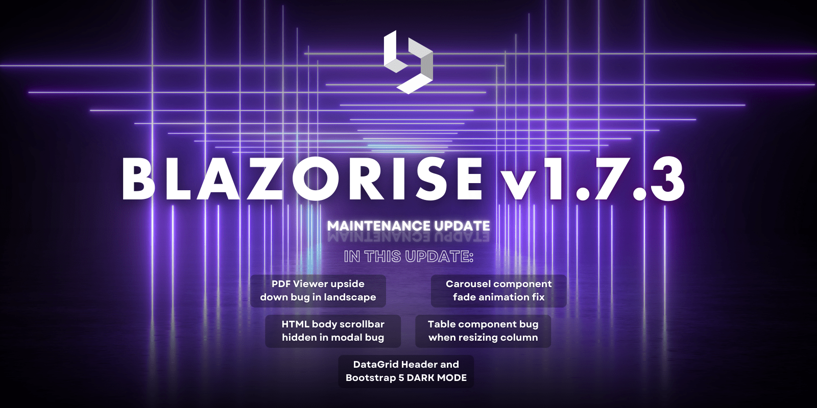 Maintenance release: Blazorise 1.7.3