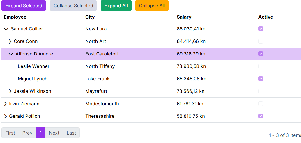 DataGrid Self Reference