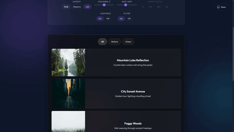 BlazzyMotion.Gallery Demo