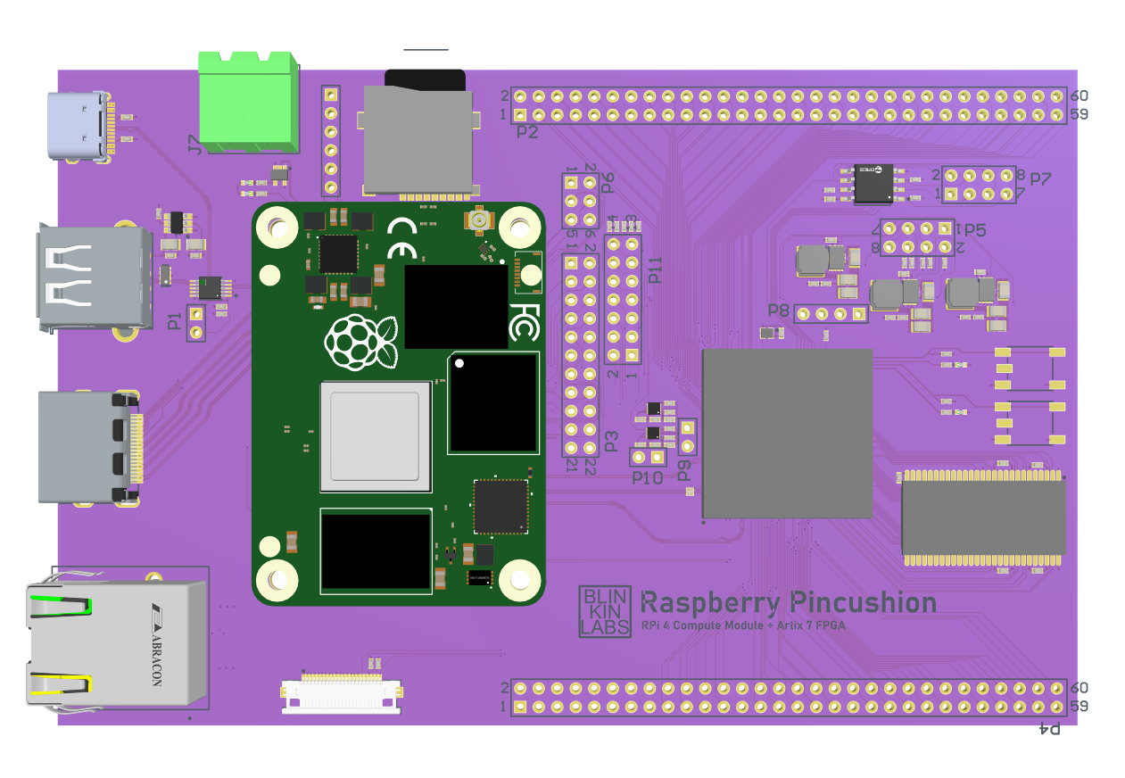 PCB render