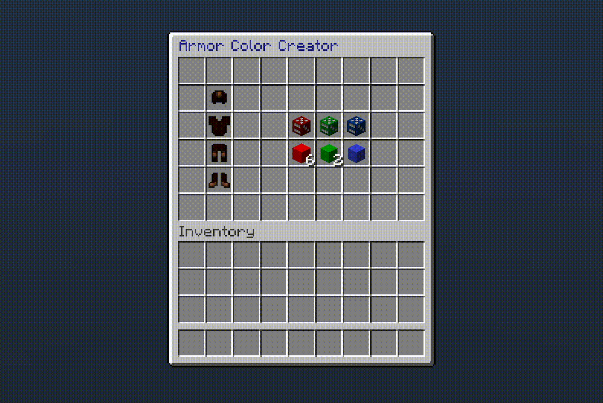 armor color creator