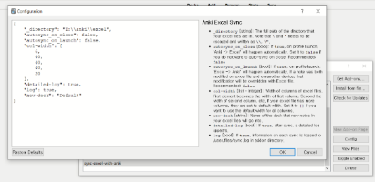 Anki Excel Sync Ankiweb