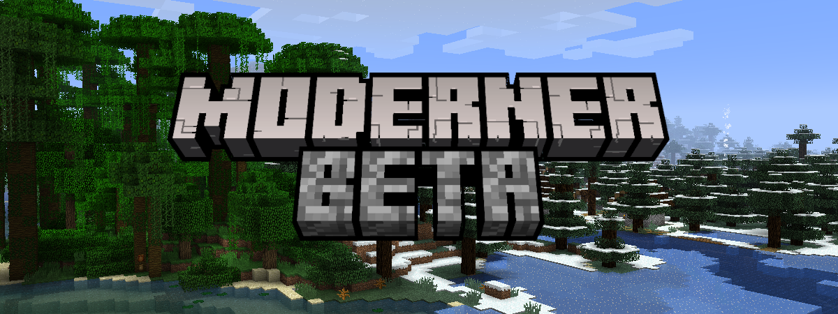 Moderner Beta Banner