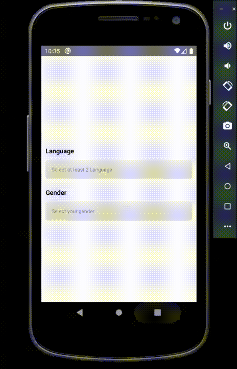 Native Base Select Demo