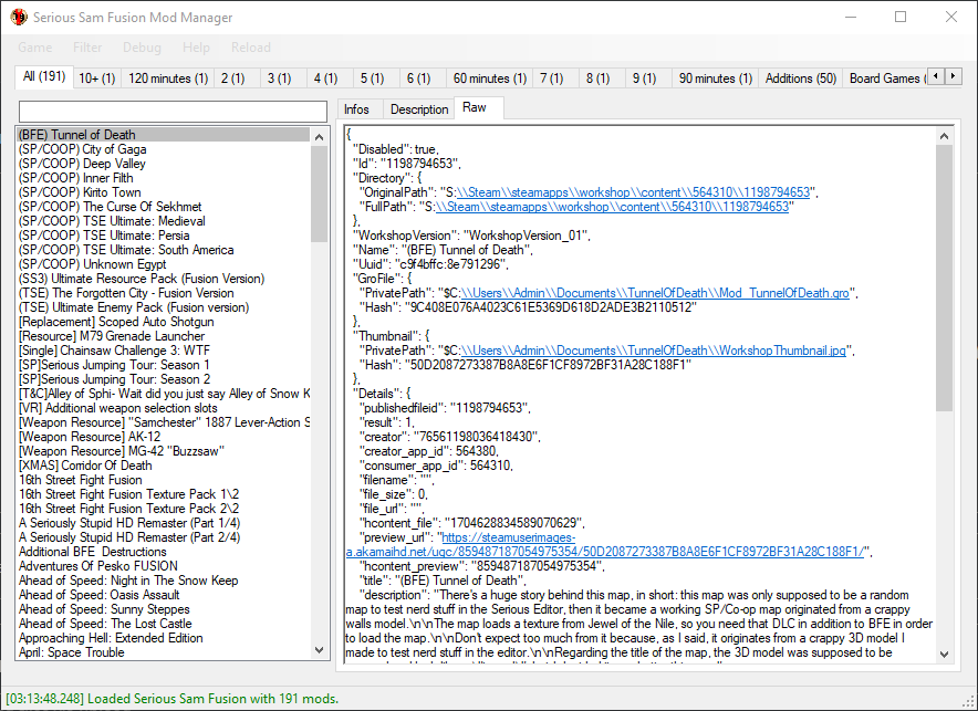 GitHub - Bluscream/Serious-Sam-Fusion-Mod-Manager: Mod Manager for ...