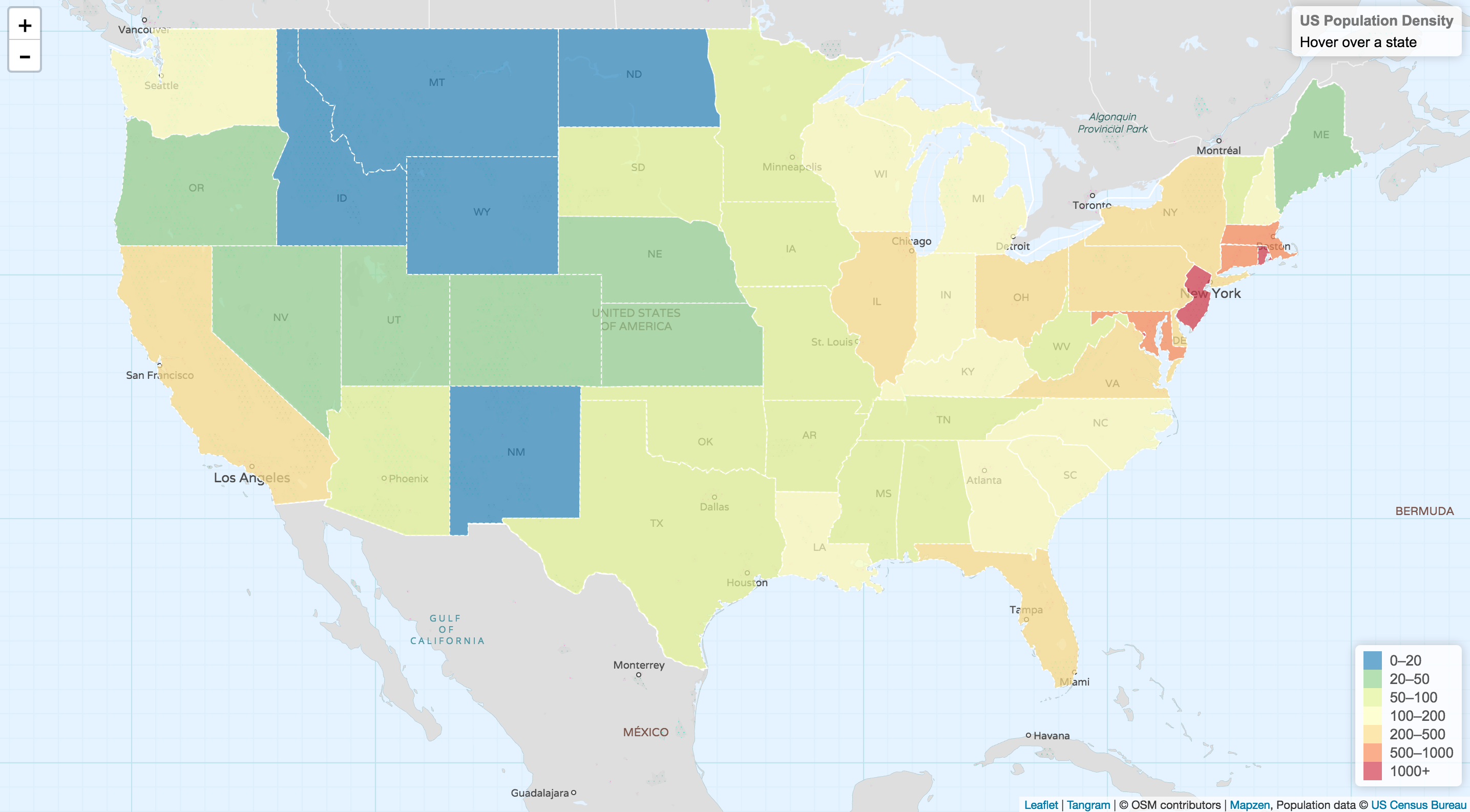 ChoroplethMap