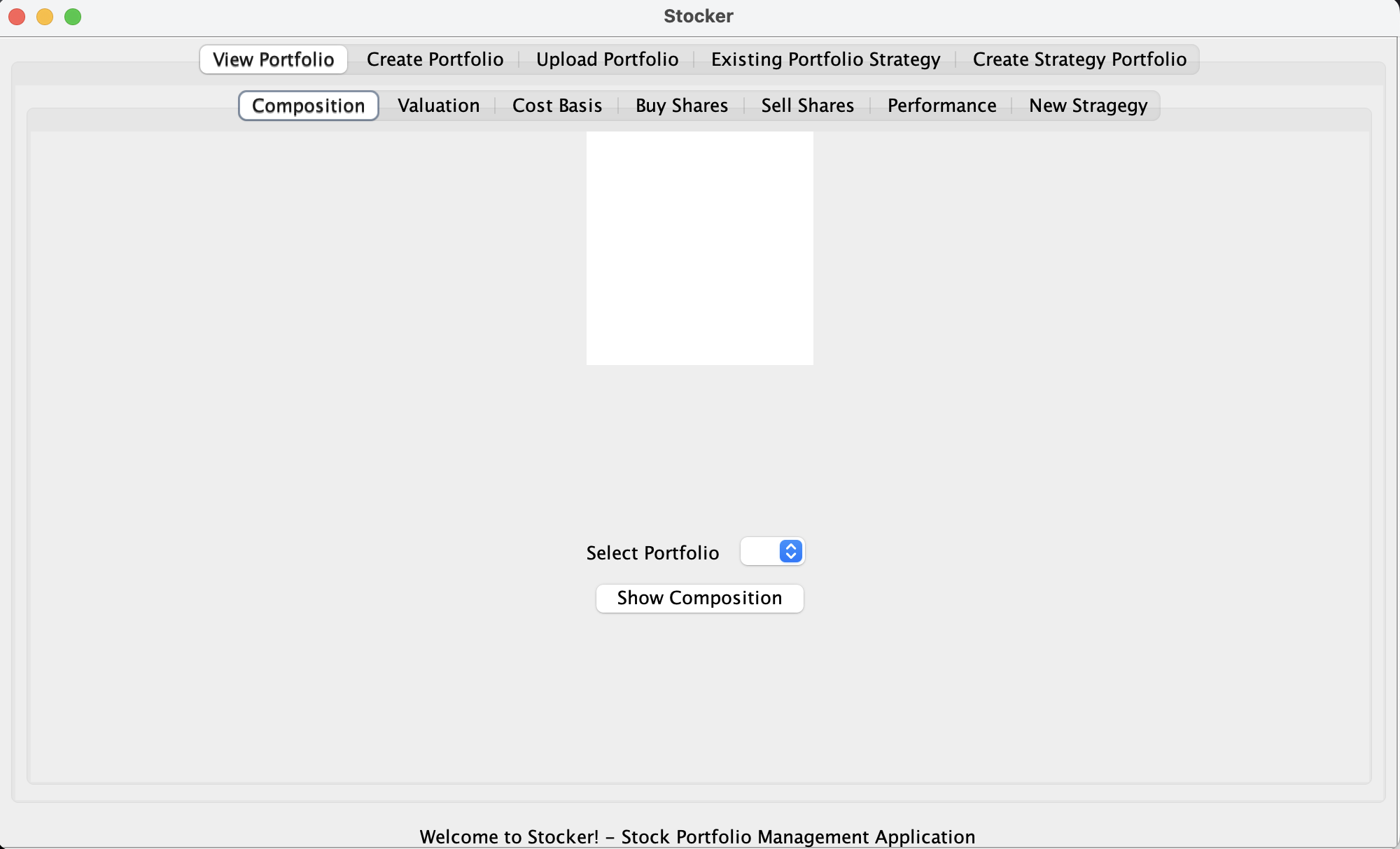 Stocker Application Screenshot