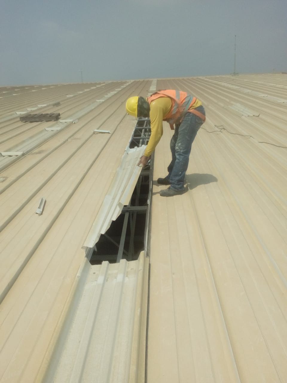 Instalacion lamina techo