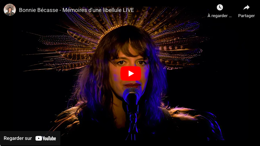 Bonnie Bécasse — Capture du clip live