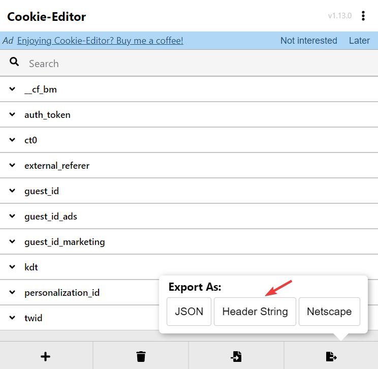 Getting Twitter/X Cookies
