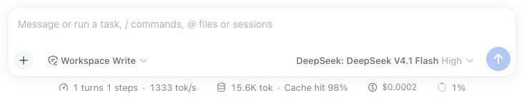 Spend under the composer
