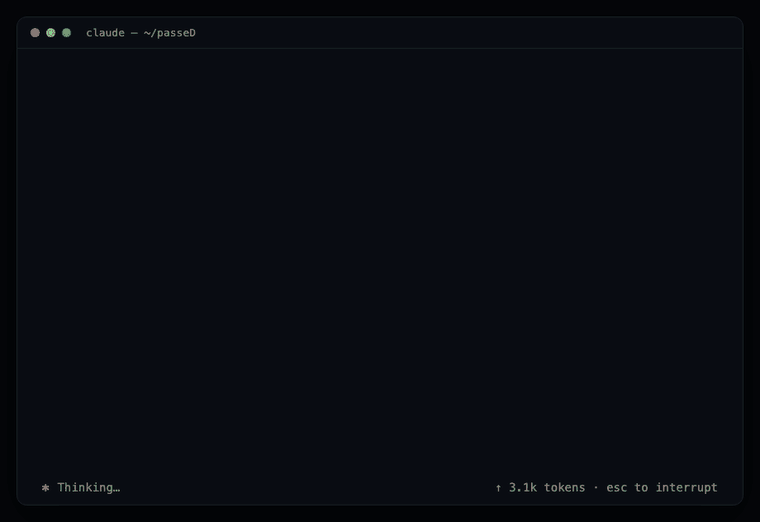jev intercepting a Claude Code session