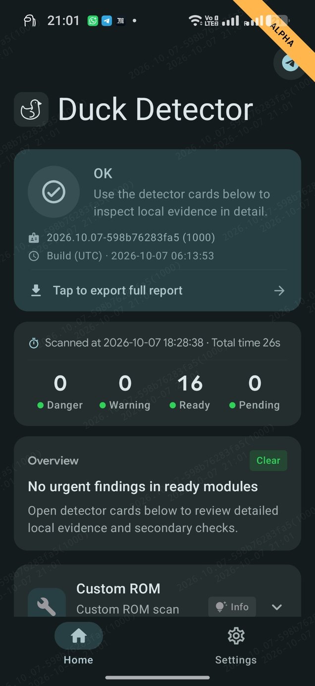 Duck Detector