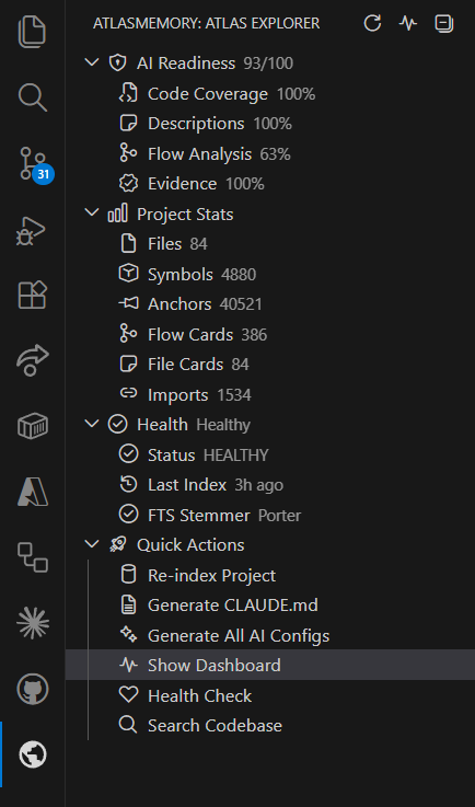 Atlas Explorer Sidebar
