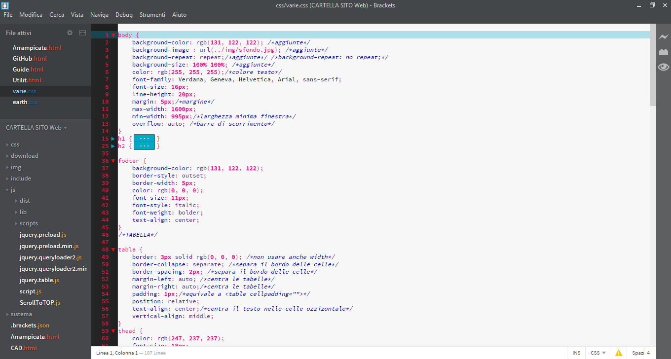 Brackets Themes