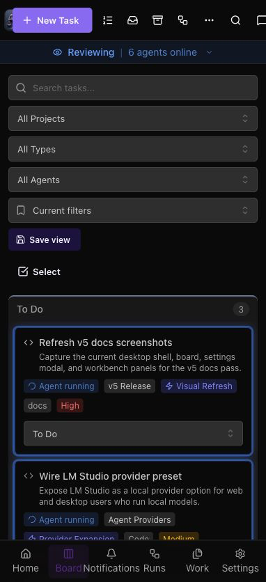 v5 mobile PWA board