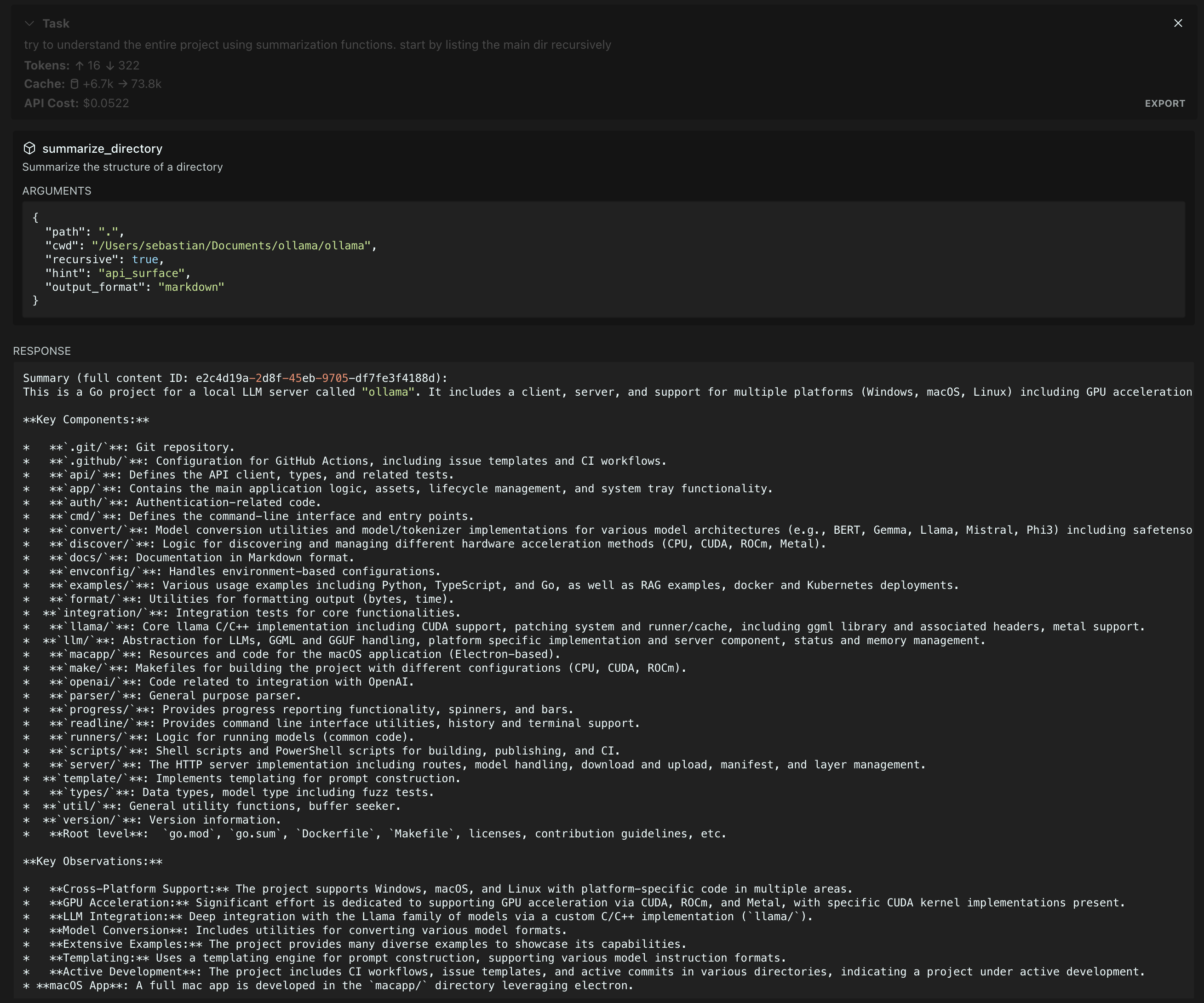 mcp-summarization-functions screenshot