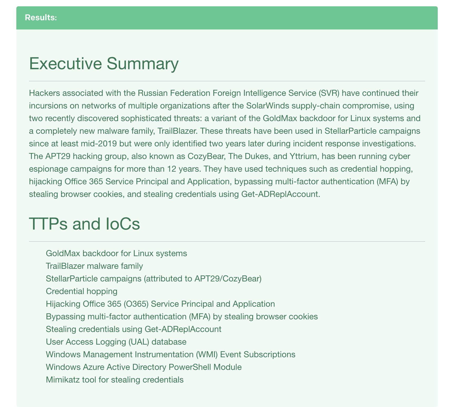 Example a GPT4 generated summary