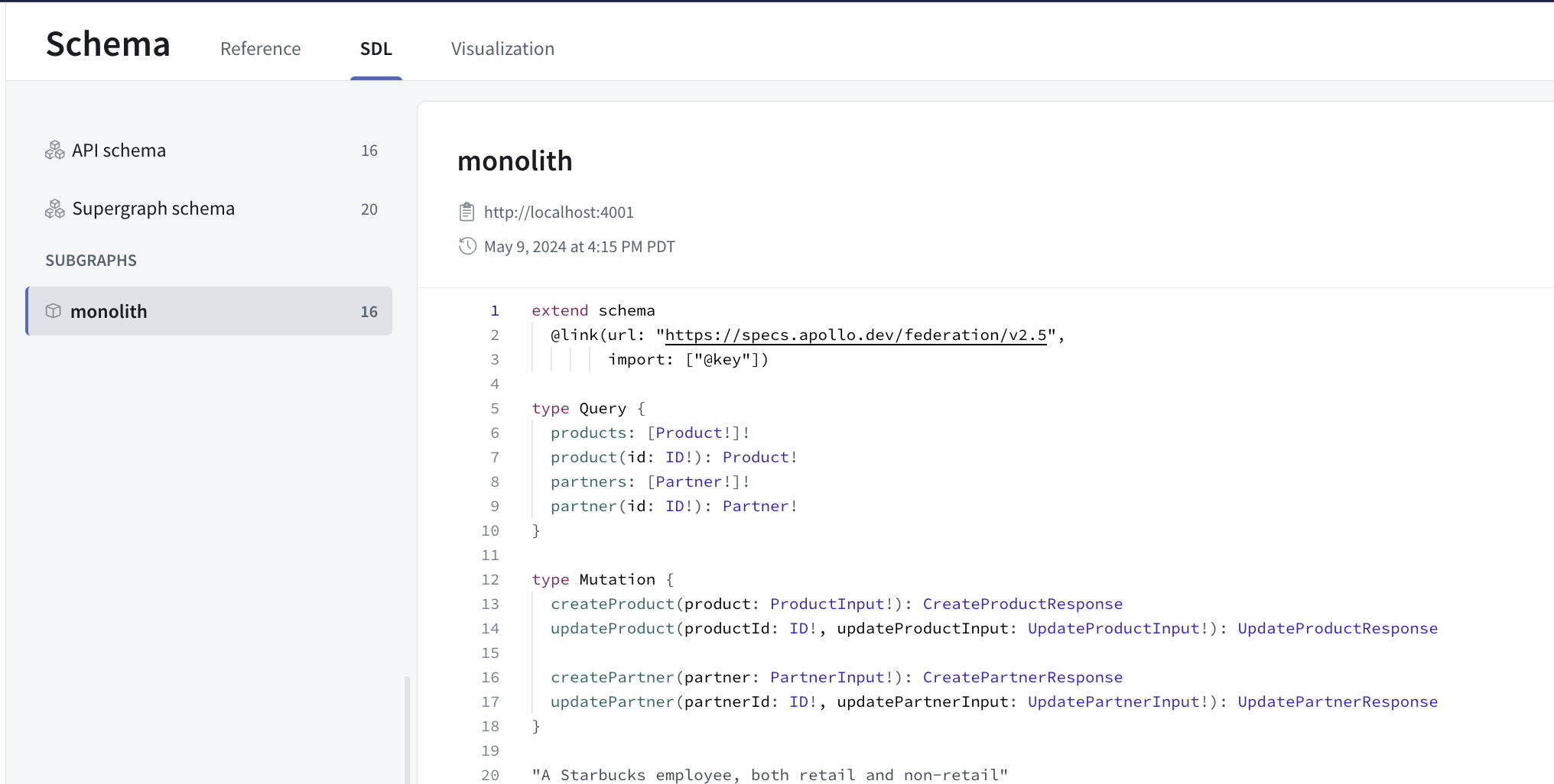 Verify subgraph has been published