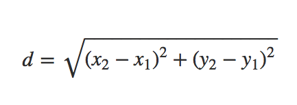 Formula for calculating