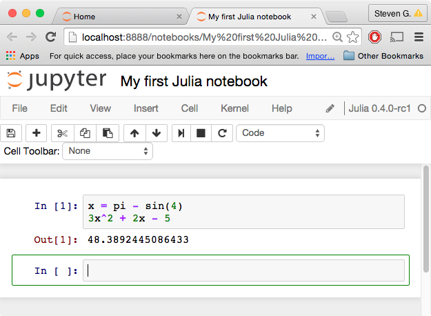 Jupyter notebook