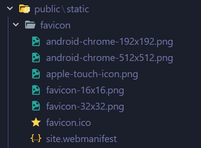 Favicon folder