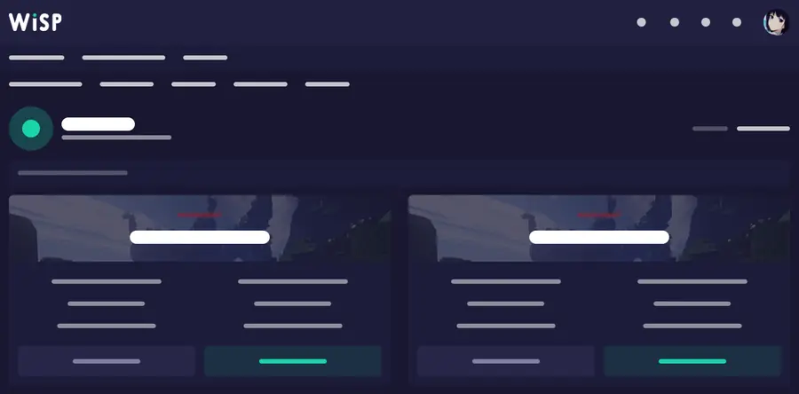 WISP client panel example