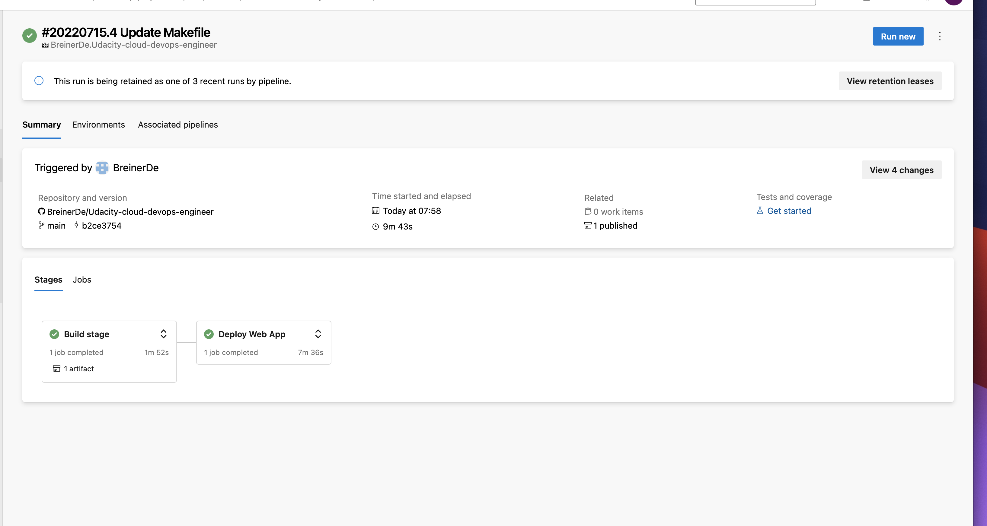 GitHub - BreinerDe/Udacity-cloud-devops-engineer: This is project 2 for ...