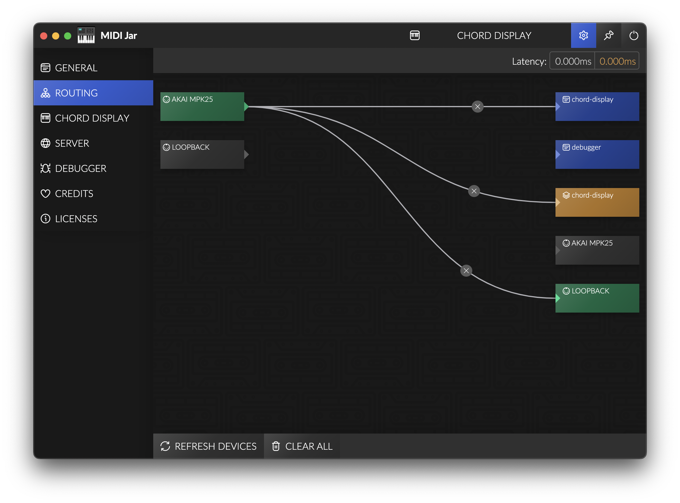 MIDI Jar Routing Example