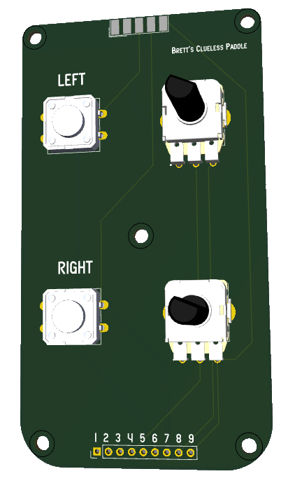 Brett's Silly Joypad for Atari 2600/7800, from the project README
