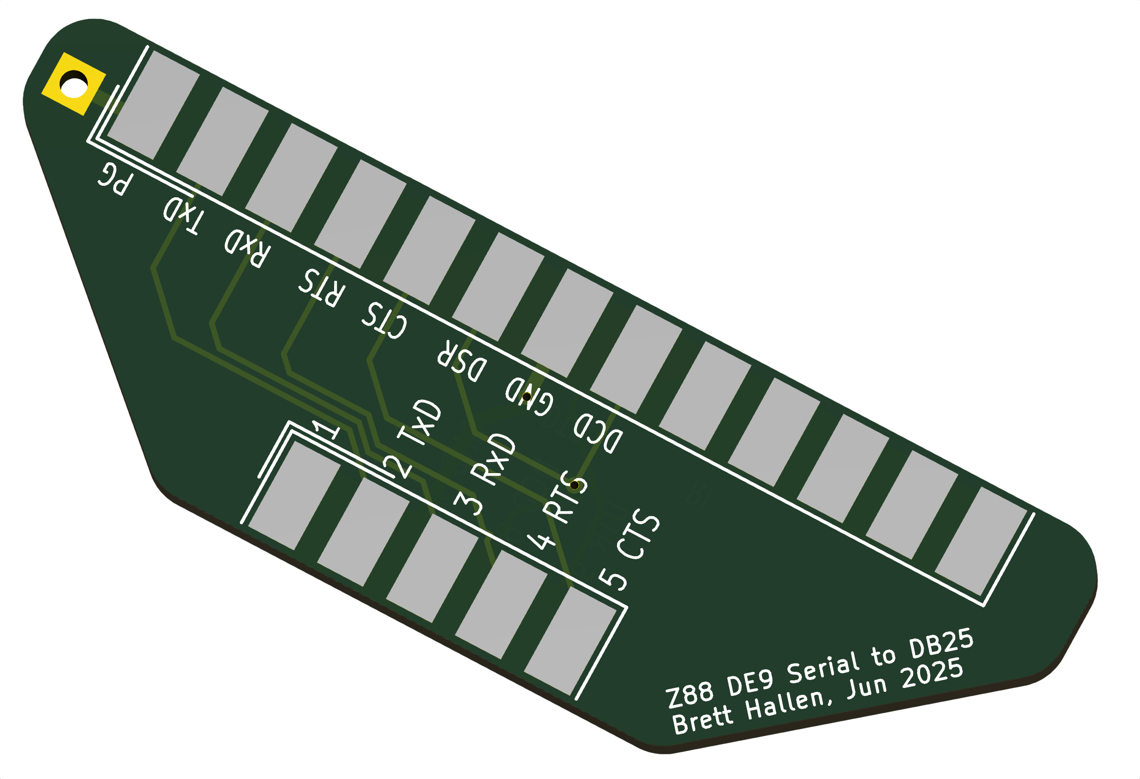 Z88 Serial to DB25, from the project README