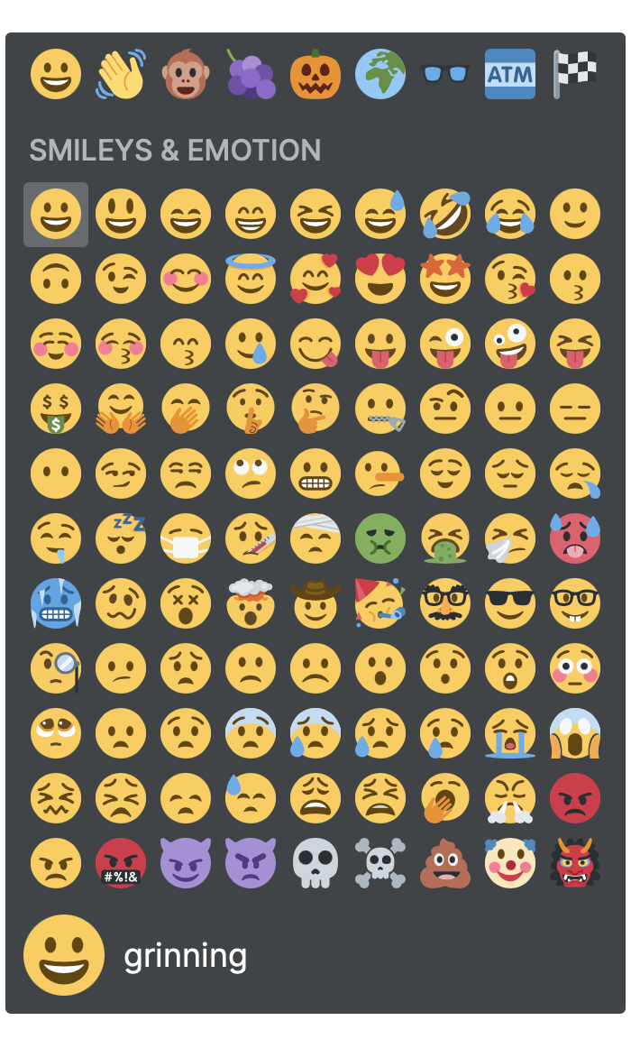image of emoji picker