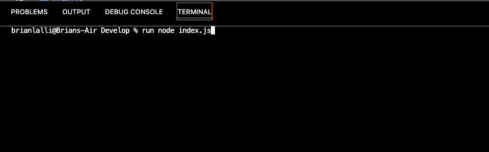 Integrated Terminal