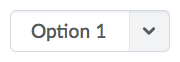 screenshot of select inputs