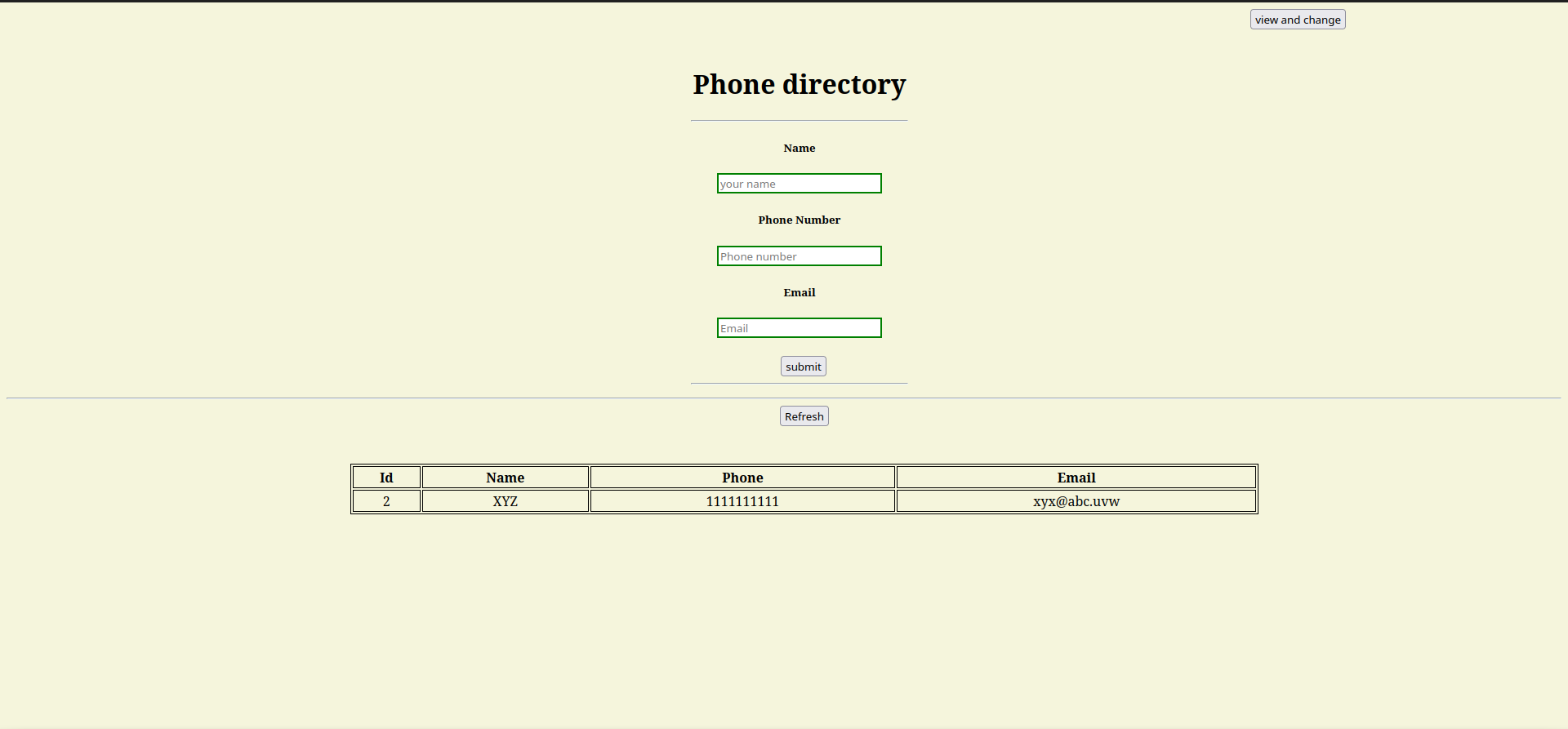 GitHub - Brijeshkrishna/phone-directory