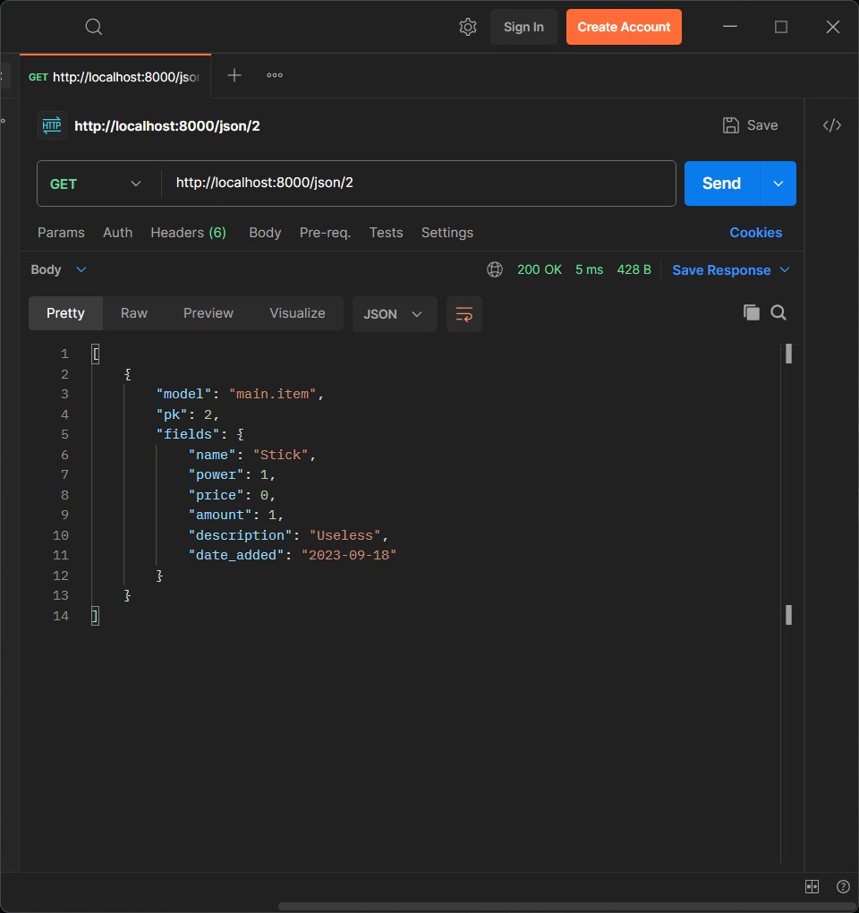 JSON by ID format