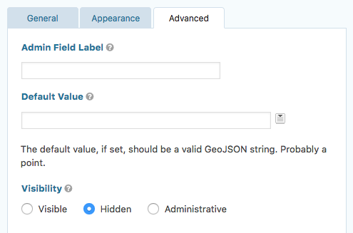 You can hide Brilliant Geocoder for Gravity Forms if you want to.