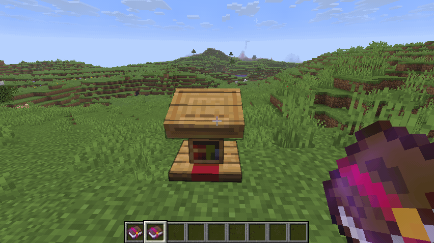 Preview when placing the enchanted book in a lectern
