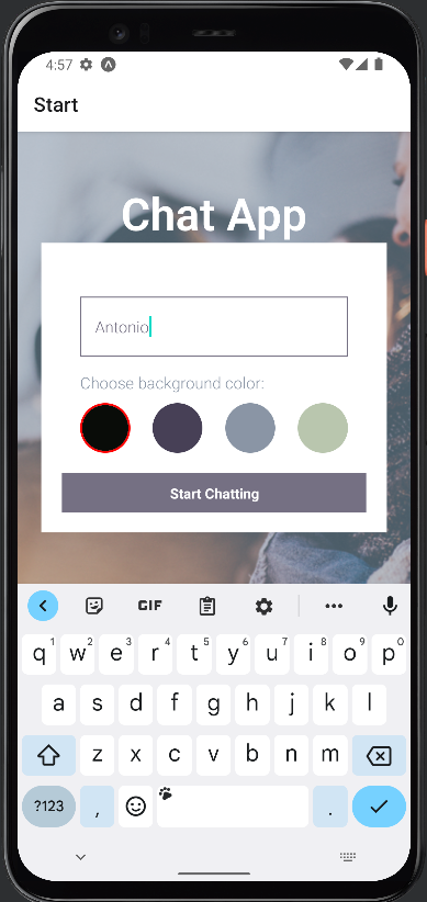 Chat App Screenshot