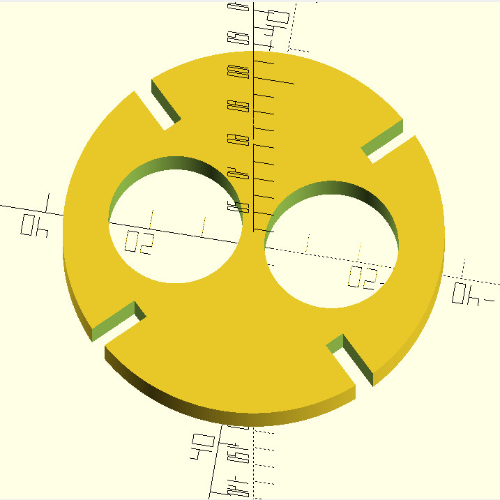 Bracket — Brace, this braces the bottom of the boosters and acts as the rocket base