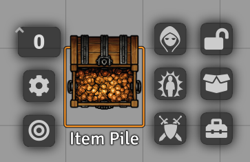 Item Pile Token HUD buttons