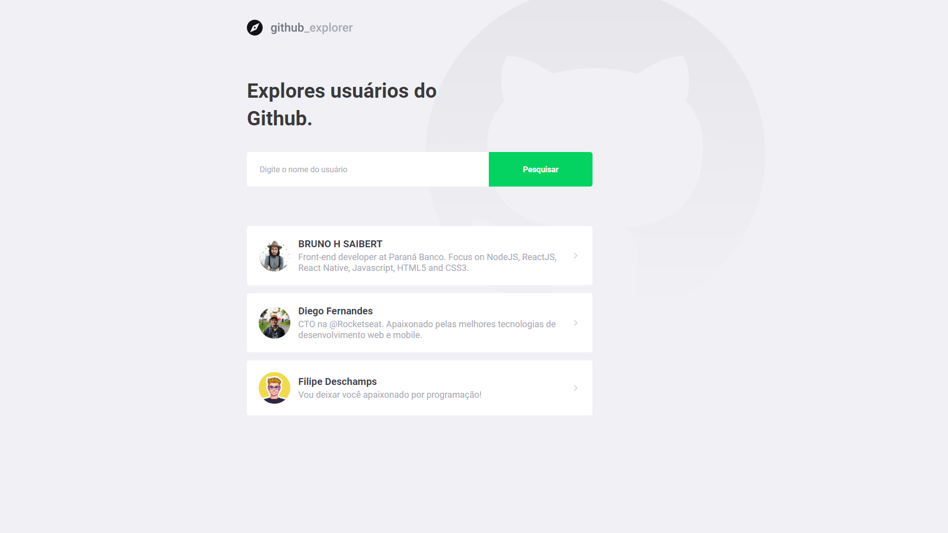 GitHub - brunosaibert/github_explorer: Uma forma mais simples para ...