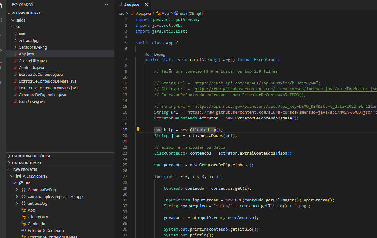 java on visual studio code update - march 2024 -... GitHub - Brunonavarrooficial/Imersao-Alura-Stickers-Nasa: Alura Stickers