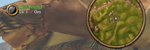 Badge next to the minimap